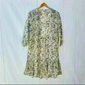 Maurices floral kimono beach cover up Size XS NWT